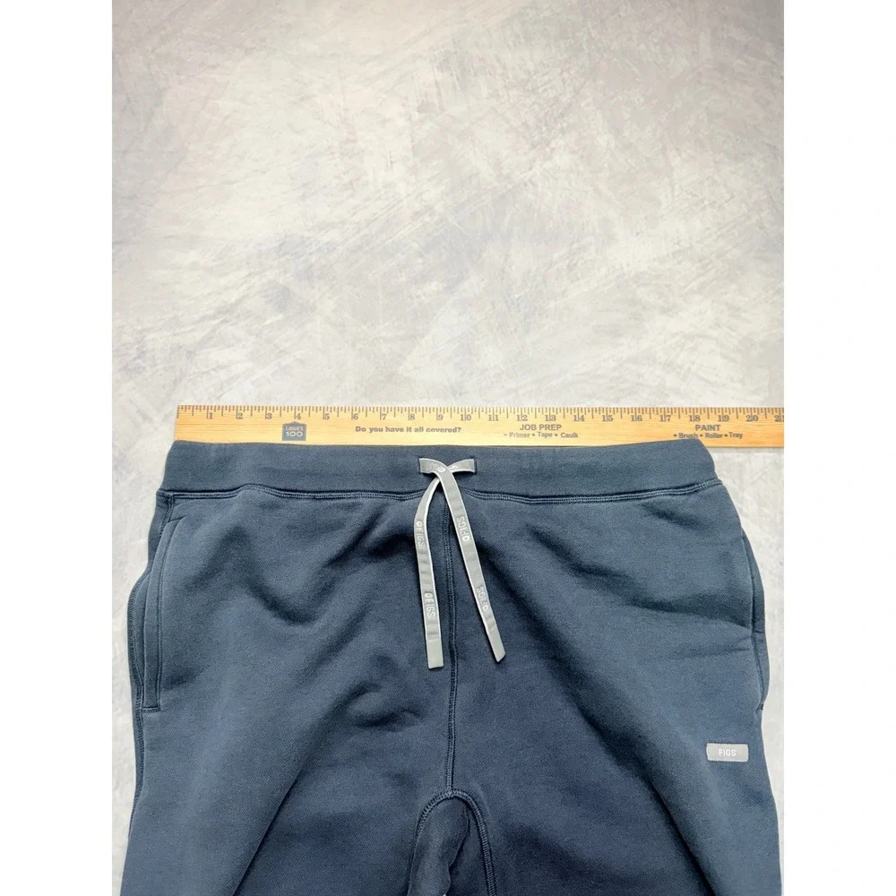 Figs Mens Fleece Lined Jogger Sweatpants Blue Gray M22LW2006 Size Large